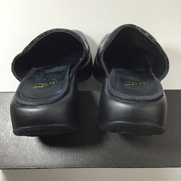 DANSKO PATENT LEATHER CROC PRINT CLOG SLIDES - Picture 6 of 8